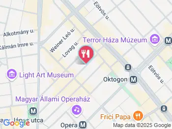 Az Öszvér Budapest a térképen