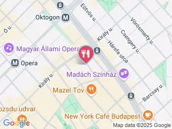 B Terv Cafe Budapest a térképen