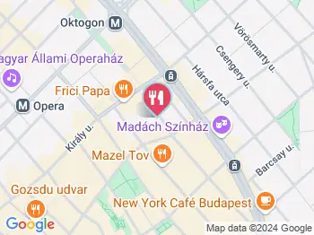 Baba Ganoush Budapest a térképen