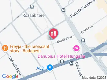 Babar Bistro Budapest a térképen