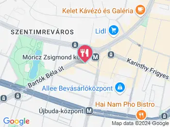 Babka Deli Buda Budapest a térképen