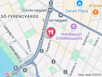 Babylon Restaurant Budapest a térképen