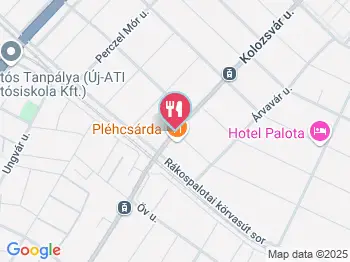 Bádog Gundel Budapest a térképen