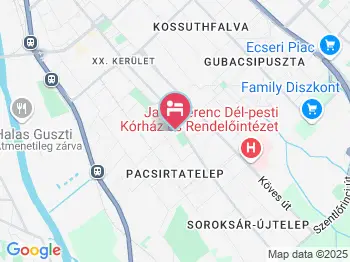 Bai Panzió Budapest a térképen