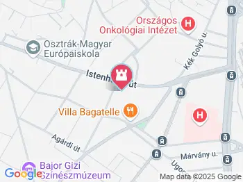 Bajor Gizi Színészmúzeum Budapest a térképen
