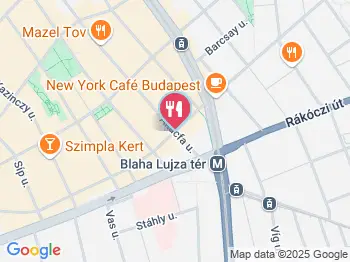 Bajor Sarok Vendéglő Budapest a térképen