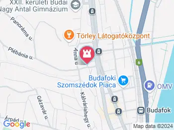 Bajtársak Budapest a térképen