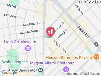 Bajusz Bár Budapest a térképen