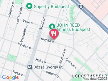 Bakancslista Bisztró Budapest a térképen