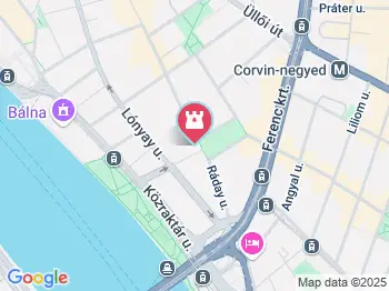 Bakáts Bunker Budapest a térképen