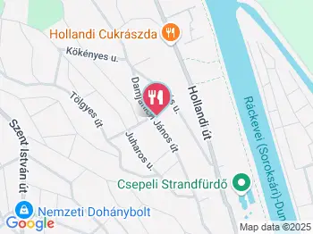 Bakos Marcipán Budapest a térképen
