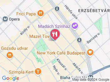 Balagan Budapest a térképen