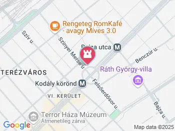 Balassi Bálint szobor Budapest a térképen