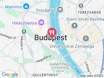ZONA Bisztró Budapest a térképen