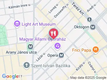 Balettcipő Bisztró Budapest a térképen