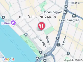 Balkán II Gyros Budapest a térképen