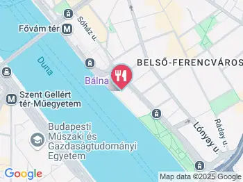 Bálna Bisztró Budapest a térképen