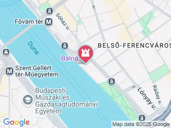 Bálna Honvédelmi Központ Budapest a térképen