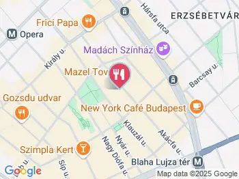 Bangla Büfé Budapest a térképen