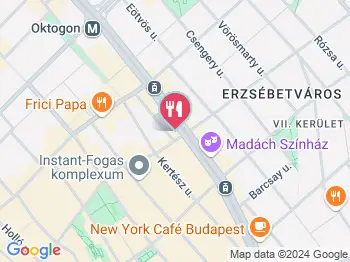 Bangla Easy Food Budapest a térképen