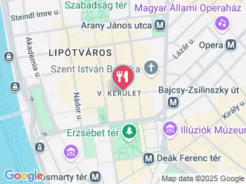 Bao Bao Dim Sum Bar Budapest a térképen