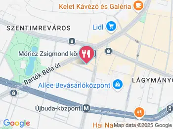 Bao Box Budapest a térképen