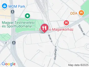 Bara Hotel étterme Budapest a térképen