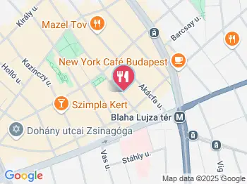 Barack & Szilva Étterem Budapest a térképen