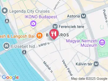 Barrio del Tango Café Budapest a térképen