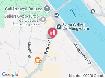 Bartók Kebab Budapest a térképen