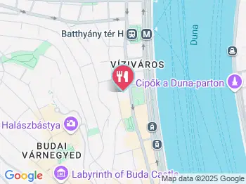 Bástya Borozó Budapest a térképen