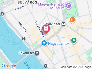 Bástya Park Budapest a térképen