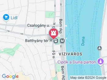 Batthyány Lajos Budapest a térképen