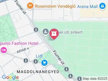 Batthyány-mauzóleum Budapest a térképen