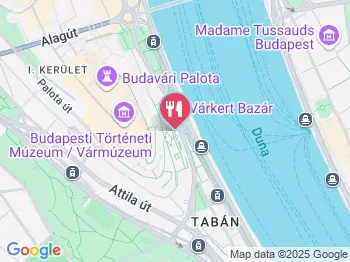 Bazaar Restaurant Eclectica Budapest a térképen