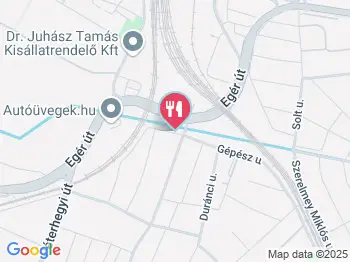 Bazsalikom Vendéglő Budapest a térképen