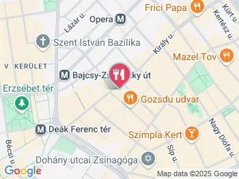 BB'z Bar & Grill Budapest a térképen