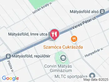 Beatrix Cukrászda Budapest a térképen