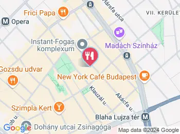 Béchamel Budapest a térképen