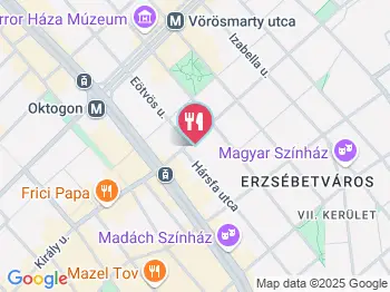 Bécsiszelet Vendéglő (Király utca) Budapest a térképen