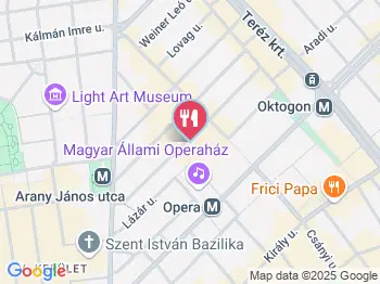 Bed Bar Budapest a térképen