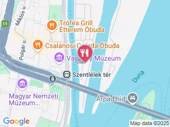 Bed Beach Budapest a térképen