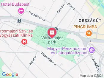 Beethoven Budapest a térképen