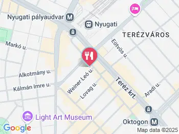 Beijing Style Étterem Budapest a térképen