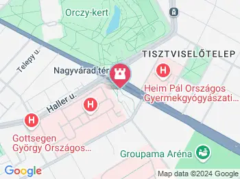Béke-emlékmű Budapest a térképen