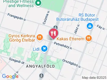 Béke Önkiszolgáló Étkezde Budapest a térképen