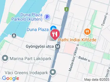 Belfrit - Duna Plaza Budapest a térképen