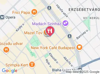 Belli di Mamma Budapest a térképen