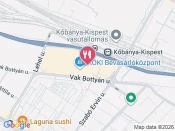 Bellozzo Köki Budapest a térképen