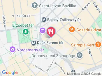 Belvárosi Disznótoros - Király utca Budapest a térképen